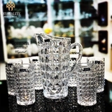 Bộ bình + 6 cốc Bohemia Diamond