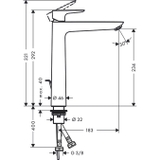 Vòi chậu nóng lạnh Hansgrohe 71716000