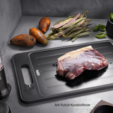 Thớt rã đông kèm cắt, mài dao Gefu Cut Pro Defrosting and Chopping Board 13991 36.5 x 25cm