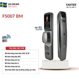 Khóa cửa nhận diện khuôn mặt Faster FS007FD3D-BM