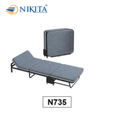 Giường Gấp Ba Khúc Vải Nhung Nikita NKT – N735