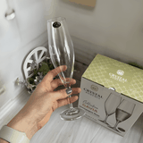 Set 6 ly champagne Gavia 210ml Crystal Bohemia