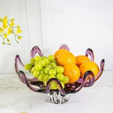 Khay Đĩa Nghệ Thuật Pha Lê Tiệp Khắc Chính Hãng Bohemia Egermann 40cm
