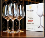 Bộ 6 Ly Rượu Vang Crystal Bohemia Strix 580ml