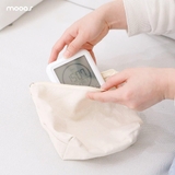 Đồng hồ hẹn giờ - báo thức -  đo nhiệt độ và độ ẩm 4in1 Mooas