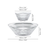 SET 3 BÁT NACHTMANN ETHNO BOWL 27CM và 16CM