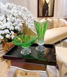 Tô phale chân đế Bohemia Plantica, miệng 32cm