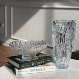 Lọ hoa pha lê mài Bohemia Barley cao 30,5cm