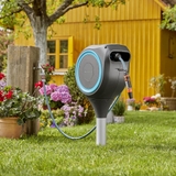 Bộ vòi tưới cây dây rút tự động 15 mét chân cắm đất Gardena 18604-20