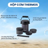 HỘP CƠM GIỮ NHIỆT 3 NGĂN THERMOS JBG-2000 NỘI ĐỊA NHẬT