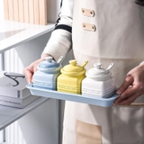 Set 3 lọ đựng gia vị vuông Le Creuset cao cấp