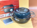 Bộ nồi chảo Silit Silargan Passion 2 món màu ghi đậm (1 nồi và 1 nồi chảo)