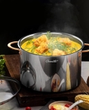 Nồi inox Ciwete Royal Knight Series 26cm vung kính