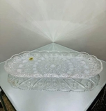 Đĩa Bầu Dục Pha Lê Mài M57 Bohemia – Tinh Hoa Nghệ Thuật Từ Tiệp Khắc