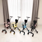 Xe đẩy đảo chiều Vovo Playkids gấp gọn có mái che, có đệm