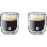 Set 2 cốc thủy tinh 2 lớp Zwilling Sorrento Double Walled Glass Espresso 80 ml