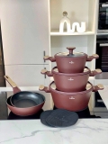 Bộ nồi đỏ 10 món Berlinger Haus BH/8305