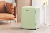 Tủ lạnh mini retro HCK 107L màu xanh