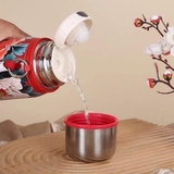 Bình giữ nhiệt VACUUM hoa vintage