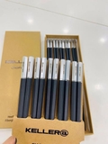 Set 10 đôi đũa chuôi bạc Keller@Germany – Mẫu mới 2025
