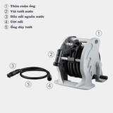 Bộ vòi thu rút tưới vườn Takagi Mercury 2 Twister (CG) 15m RT215CG