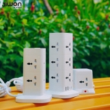 Ổ Cắm Điện Đa Năng JIWON JWD-T0419 (4 ổ cắm, 1 Type-C, 2 USB, Dây 2,4m)