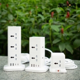 Ổ Cắm Điện Đa Năng JIWON JWD-T0819 (12 ổ cắm, 2 Type-C, 2 USB, Dây 4m)