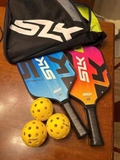 Sét vợt Pickleball 2024 SLK Neo by Selkirk (2 vợt, 1 túi đựng, 3 bóng)