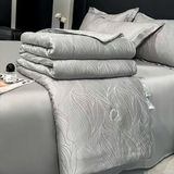 Bộ chăn ga Tencel Jacquard cao cấp 2025