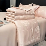Bộ chăn ga Tencel Jacquard cao cấp 2025
