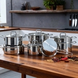 Bộ Nồi Steiger Element - Set 5 Món Đáy Liền