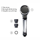 Bộ vòi sen tắm mạ WT có nút dừng Takagi JSB122MAS
