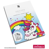 Bộ dao thìa dĩa 4 món WMF PAW Kids cutlery set Unicorn, 4-piece