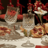 Set 4 Ly vang Longchamp Cristal d'Arques Paris 250ml