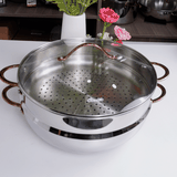 Bộ chảo sâu và xửng hấp Ciwete 32cm SS0105-3PC