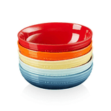 Set 5 đĩa oval cầu vồng Le Creuset 17cm