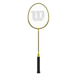 Bộ vợt cầu lông Wilson Unisex - Adult Minions Badminton, Black/Yellow, 2 (gồm 2 vợt, 2 quả cầu và 1 túi da đựng)