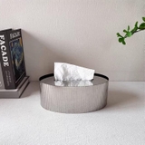 Hộp đựng giấy ăn cao cấp Horsehair Tissue Box Modern