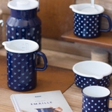 Cốc Uống Nước Riess Country 375ml Polka Dot Blue 0221-075
