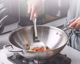 Chảo Zwilling nova wok 30 cm kèm vung kính