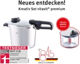 NỒI ÁP SUẤT FISSLER VITAVIT PREMIUM 6L KÈM MÁY CẮT RAU CỦ