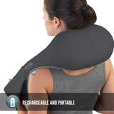 Đai massage vai cổ gáy USA công nghệ 3D Shiatsu GEL HoMedics NMS-700RCG-EU