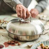 Chảo Fissler bằng thép không gỉ hình tròn