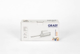 Dao điện cắt thực phẩm Graef EK501EU màu trắng 150W