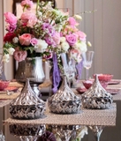 Set 3 thố mứt cao cấp Irris Hershey Kiss phủ bạc