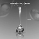 MUÔI CANH INOX NGUYÊN KHỐI GKÖCH DÀI 22,5CM