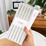 Hộp 5 đôi đũa vân đầu đũa Chockmen CKM JYCS5P