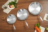 Chảo Cạn Inox Nguyên Khối 3 Lớp Kailer
