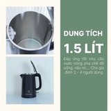 Ấm đun siêu tốc cao cấp Habibullet KHB2486 1,5L