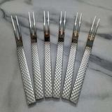 SET 6 DĨA HOA QUẢ INOX 18/10 GUME